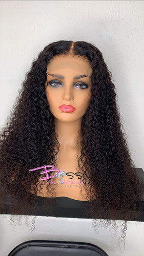 “Bella” Deep Curly Lace Closure Custom Unit